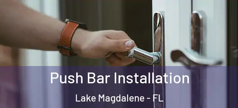 Push Bar Installation Lake Magdalene - FL