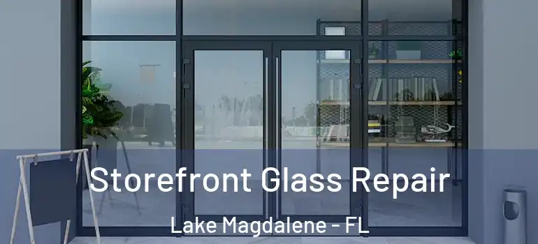 Storefront Glass Repair Lake Magdalene - FL