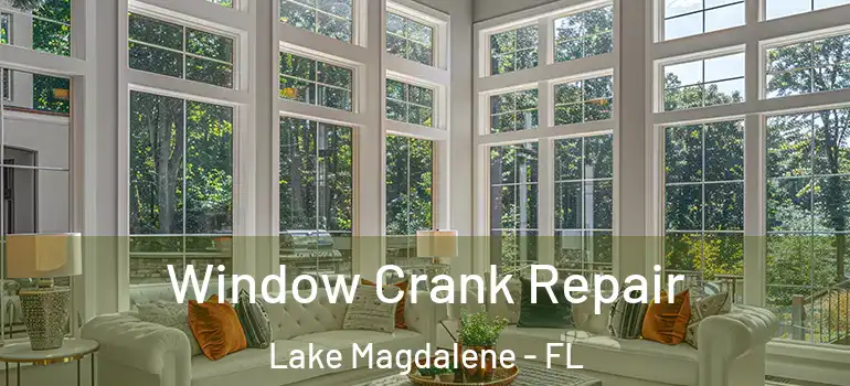 Window Crank Repair Lake Magdalene - FL