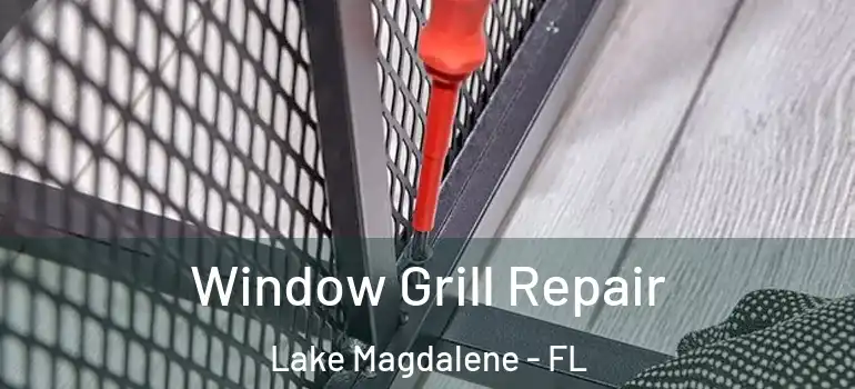  Window Grill Repair Lake Magdalene - FL