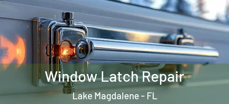 Window Latch Repair Lake Magdalene - FL